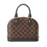 Pre-owned Canvas handbags Louis Vuitton Vintage , Brown , Dames