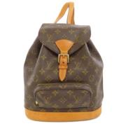 Pre-owned Canvas backpacks Louis Vuitton Vintage , Brown , Dames