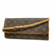 Pre-owned Fabric shoulder-bags Louis Vuitton Vintage , Brown , Dames