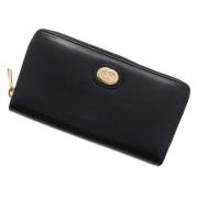 Pre-owned Leather wallets Gucci Vintage , Black , Dames