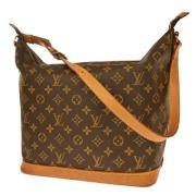 Pre-owned Canvas shoulder-bags Louis Vuitton Vintage , Brown , Dames