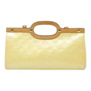 Pre-owned Leather handbags Louis Vuitton Vintage , Beige , Dames