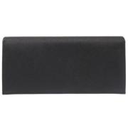 Pre-owned Leather wallets Prada Vintage , Black , Dames