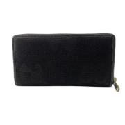 Pre-owned Canvas wallets Gucci Vintage , Black , Dames