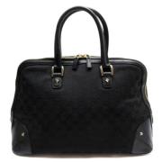 Pre-owned Canvas handbags Gucci Vintage , Black , Dames