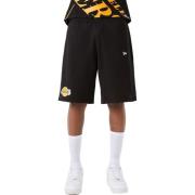 Zwarte Lakers NBA Team Logo Shorts New Era , Black , Heren