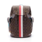 Pre-owned Canvas backpacks Louis Vuitton Vintage , Brown , Dames