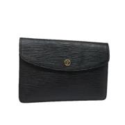 Pre-owned Leather louis-vuitton-bags Louis Vuitton Vintage , Black , D...