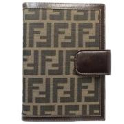 Pre-owned Leather wallets Fendi Vintage , Brown , Dames