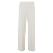 Stijlvolle Wide Pull-On Broek Theory , White , Dames