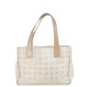 Pre-owned Fabric chanel-bags Chanel Vintage , Beige , Dames