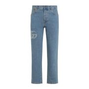 Blauw Ivoor Jeans voor Mannen Gucci , Blue , Heren