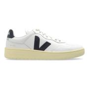 Witte Leren Sneakers V-90 Stijl Veja , White , Heren