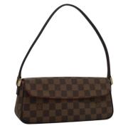 Pre-owned Canvas shoulder-bags Louis Vuitton Vintage , Brown , Dames