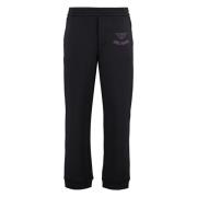 Geborduurde sweatpants met verstelbare taille Emporio Armani , Black ,...