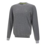 Mannen Sweater Grijs Crew Neck Sun68 , Gray , Heren