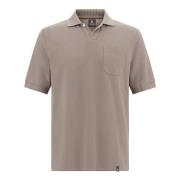 Katoenen Piqué Polo Shirt Boggi Milano , Beige , Heren