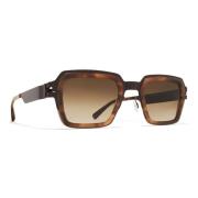 Lennon Zonnebril in Donkerbruin Mykita , Brown , Unisex