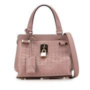 Pre-owned Leather handbags Valentino Vintage , Pink , Dames