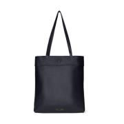 Zwarte Leren Split Tote Tas Proenza Schouler , Black , Dames