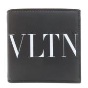 Pre-owned Leather wallets Valentino Vintage , Black , Dames