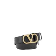 VLogo Riem met Contrasterende Gesp Valentino Garavani , Black , Dames