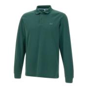 Groene T-shirts en Polos voor Mannen Sun68 , Green , Heren