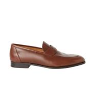 Bruine Klassieke Mocassin met Dubbele Stiksels Loro Piana , Brown , He...