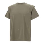 Grijze T-shirts en Polos Heliot Emil , Gray , Heren