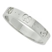 Pre-owned White Gold rings Gucci Vintage , White , Dames