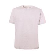 Voyage Print Grijs T-shirt Polo Eleventy , Gray , Heren