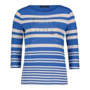 Gestreept shirt met strass Betty Barclay , Blue , Dames