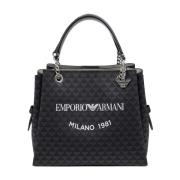 Multicolor Schoudertas met Magneetsluiting Emporio Armani , Black , Da...