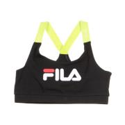 Zwarte Dames Top Fila , Black , Dames