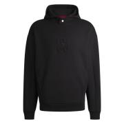 Stack Logo Hoodie Hugo Boss , Black , Heren