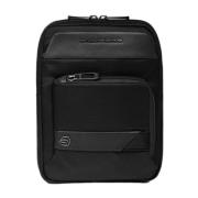 Heren crossbody tas voor iPad®mini en AirPods® Piquadro , Black , Here...