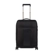 Zwarte bagage - Gerecycled nylon Piquadro , Black , Unisex