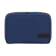 Blauwe Beauty Organizer met Verwijderbare Zakken Piquadro , Blue , Her...