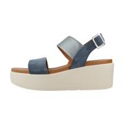 Stijlvolle Wedges voor Vrouwen Geox , Blue , Dames