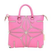 Fuchsia Leren Tas - Lichtgewicht Gabs , Pink , Dames