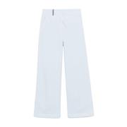 Lichtblauwe Broek Elegante Stijl Peserico , Blue , Dames