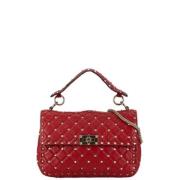 Pre-owned Leather handbags Valentino Vintage , Red , Dames