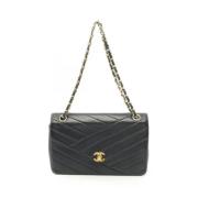 Pre-owned Fabric chanel-bags Chanel Vintage , Black , Dames