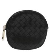 Pre-owned Leather wallets Bottega Veneta Vintage , Black , Dames