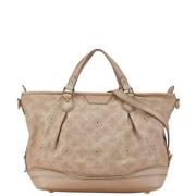 Pre-owned Canvas handbags Louis Vuitton Vintage , Beige , Dames