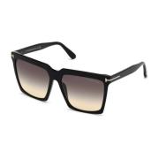 Stijlvolle Sabrina-02 Zonnebril Tom Ford , Black , Unisex