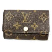 Pre-owned Fabric key-holders Louis Vuitton Vintage , Brown , Unisex