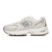 Witte Wol Dames Sneakers Mr530 D New Balance , White , Dames