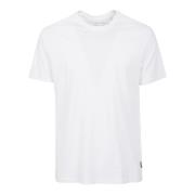 Blauw Katoen Raglan Mouw T-Shirt Aspesi , White , Heren