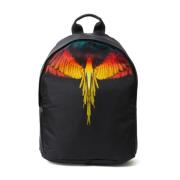 Icon Wings Logo Rugzak Marcelo Burlon , Black , Heren